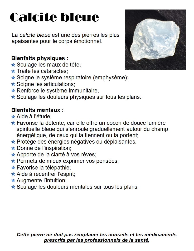 Calcite bleue